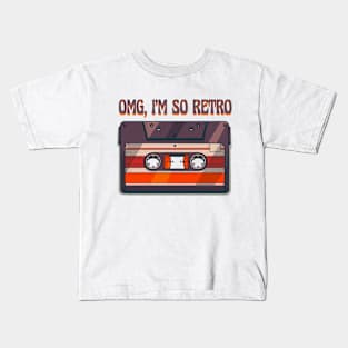 OMG I AM SO RETRO 80S Kids T-Shirt